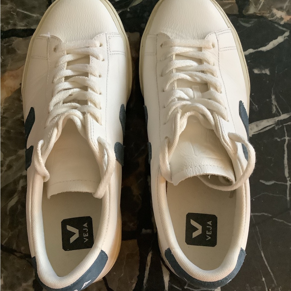 Vega campo white California leather men’s sneakers size 7 - Picture 11 of 11